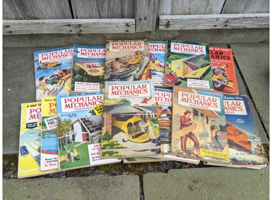 Collection Of 15 Popular Mechanics From 1944-1963