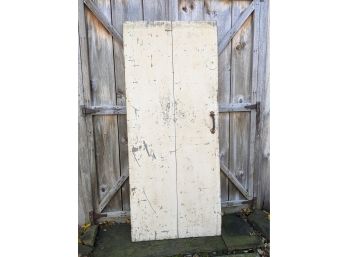 Primitive Wide Plank Wood Door