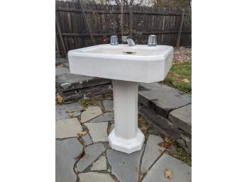 Vintage 1930's Kohler Pedestal Sink