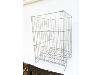 Vintage Collapsible Wire Basket
