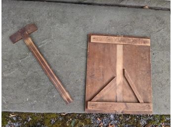 Unique Hand Made Drawing Board With A T-square