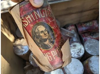 Antique Crate Of Washington Baking Powder Newburgh New York