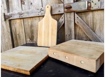 Grouping Of 3 Cutting Boards