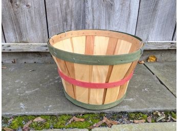 Wood Apple Picking Basket