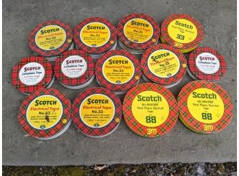 Collection Of 13 Scotch Tape Tins