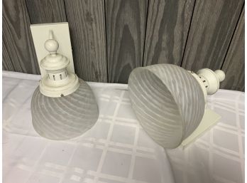 Pair Of Wall Mounted Light Fixtures