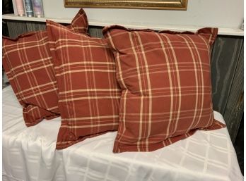 Three Ralph Lauren Pillows