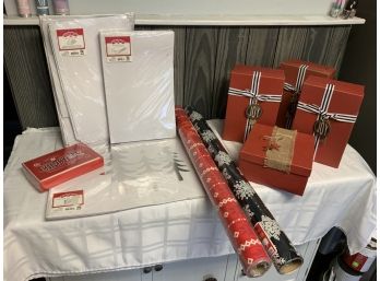 Christmas Gift Boxes And Wrapping Set