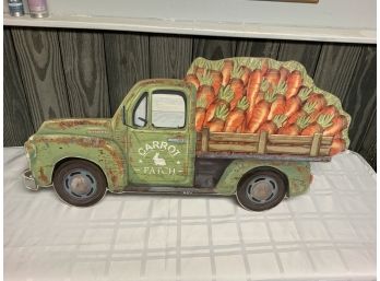 Cute Carrot Truck Plaque