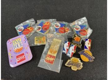 Vintage NBA Pin Lot