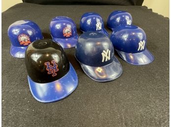 Yankees And Mets Mini Helmet Lot