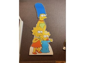 Large Simpsons Cutout - Marge, Maggie And Lisa Simpson