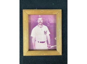 Framed Yankees Photo Of Thurman Munson