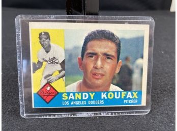 1960 Topps Sandy Koufax #343 Baseball Card
