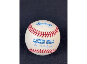 David Cone Perfect Game 07.18.1999 Baseball With Signature