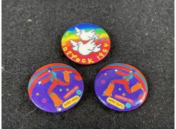 Amazing Peter Max Woodstock 1994 Pins