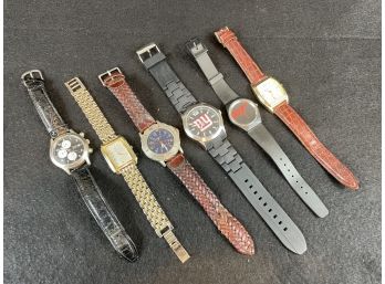 Misc Lot Of Watching With Giants And 007 Swatch Style Watch