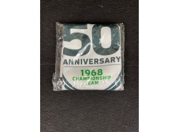 NY Jets 50th Anniversary Towel For The 1968 Championship Team With Signatures