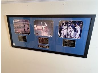 1986 World Series Champions NY Mets Photo Display