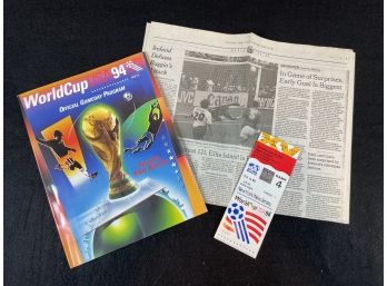 1994 World Cup Soccer Program Lot