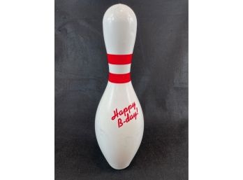 AMF 'Happy Birthday' Bowling Pin Collectible