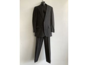 Black Pin Stripe Dunhill Tailors Suit #7