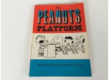 The Peanuts Platform. By Charles M. Schulz. First Published 1968 Hallmark.