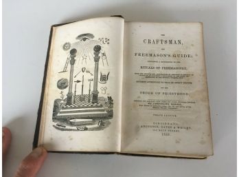 The Craftsman And Freemason's Guide: Freemasonary....Order Of Priesthood. 1859.