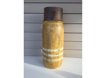 Vintage Wood Ocean Buoy Or Foundry Mold. Measures 20 3/4' Tall.