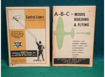 Control-Liners. Bernard B. Winston A-B-C Of Model Building & Flying. Mini-Books For Model Builders. 1946/1960.