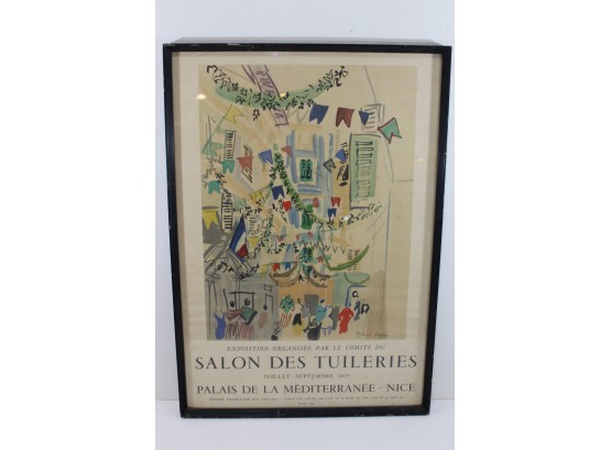 Original Exhibition Poster Raoul DUFY  Salon Des Tuileries 1957