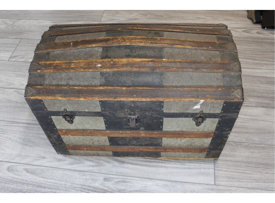 Dome Top Antique Steamer Trunk