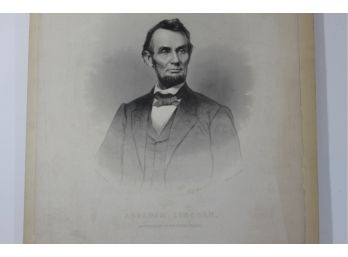 AH Rich Engraving Of A Lincoln