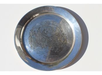 8 Inch Sterling Silver And 24K Gold Plate - Danbury Mint Bicentennial Limited Ed - Valley Forge
