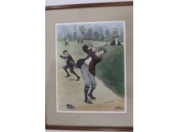 Temper By AB Frost - Golf Litho