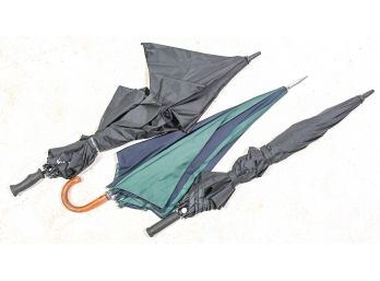 Trio Of Quality Umbrellas, Hammacher Schlemmer