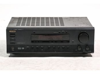 Onkyo Audio Visual Receiver TX-DS494 In Black.