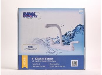 Empire Faucets 8' White RV Kitchen Faucet