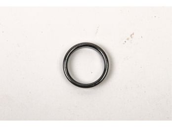 Obsidian Band Ring, Size 7