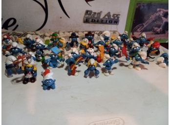 Assorted Vintage Smurf Figures