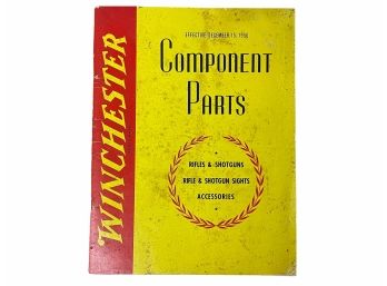 Rare Original 1950 Winchester Component Parts Catalog
