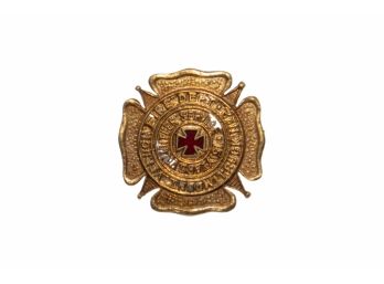 Vintage 10k Fire Department Pin