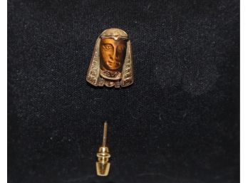 Gorgeous Pharaoh 14k Yellow Gold  Pin