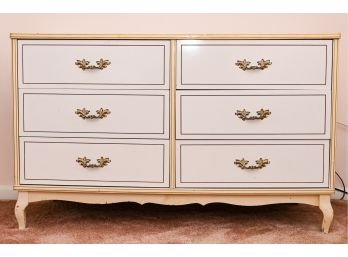 French Provincial Style Six Drawer Dresser