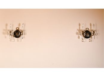 Matched Pair Of Two-light Sconces