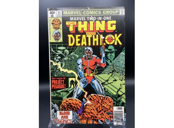 Marvel Two-in-one #54 Death Of Deathlok Comic Book