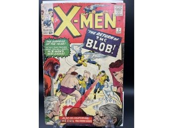 X-men #7 2nd App. The Blob 1st App. Cerebro Comic Book