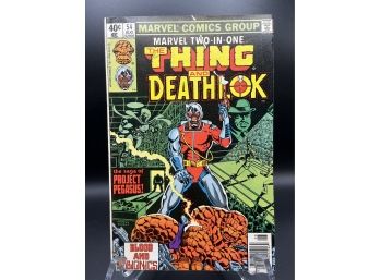 Marvel Two-in-one #54 Death Of Deathlok Comic Book