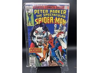 Spectacular Spiderman #7 Morbius Comic Book
