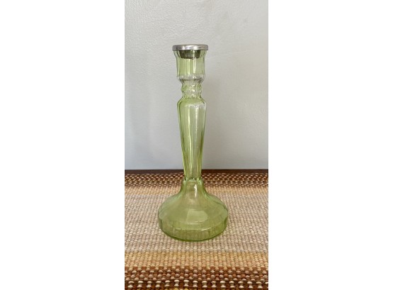 Vintage Glass Candle Stick